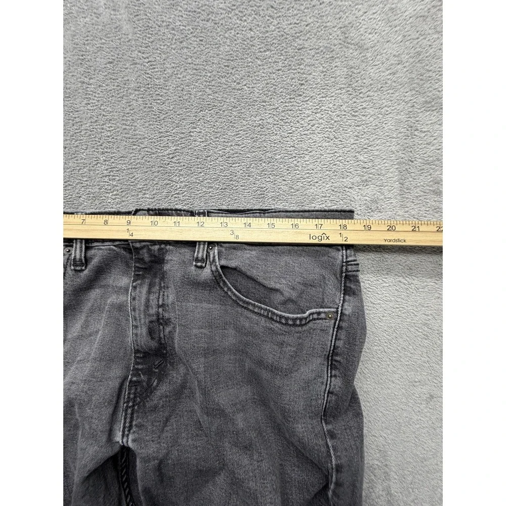 Levis 514 Jeans Mens Measured 37x29 Gray Charcoal Wash‎ Straight Regular Fit